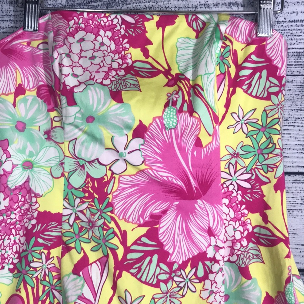 NWT-TIBI-Strapless Floral Dress - Picture 5 of 12